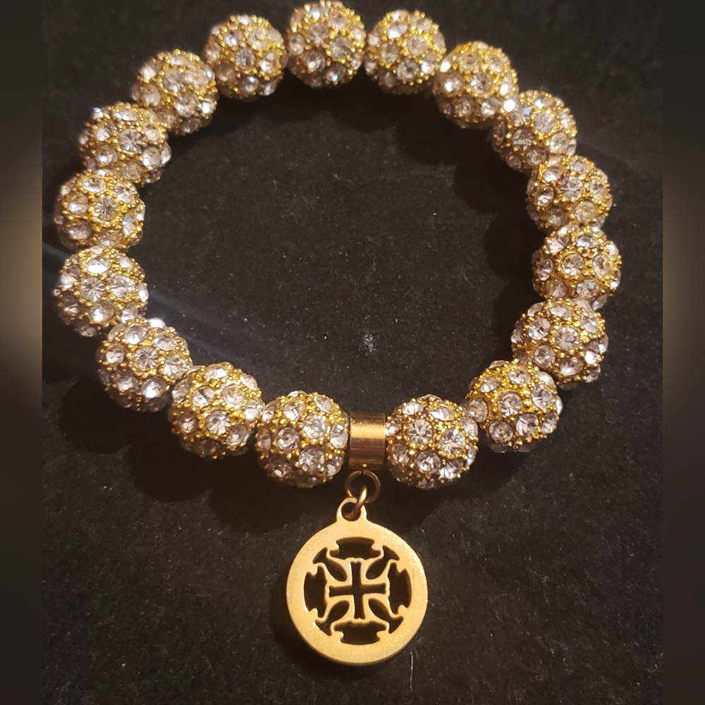 Elegant Gold Rustic Cuff Bracelet
